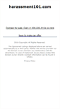 Mobile Screenshot of harassment101.com